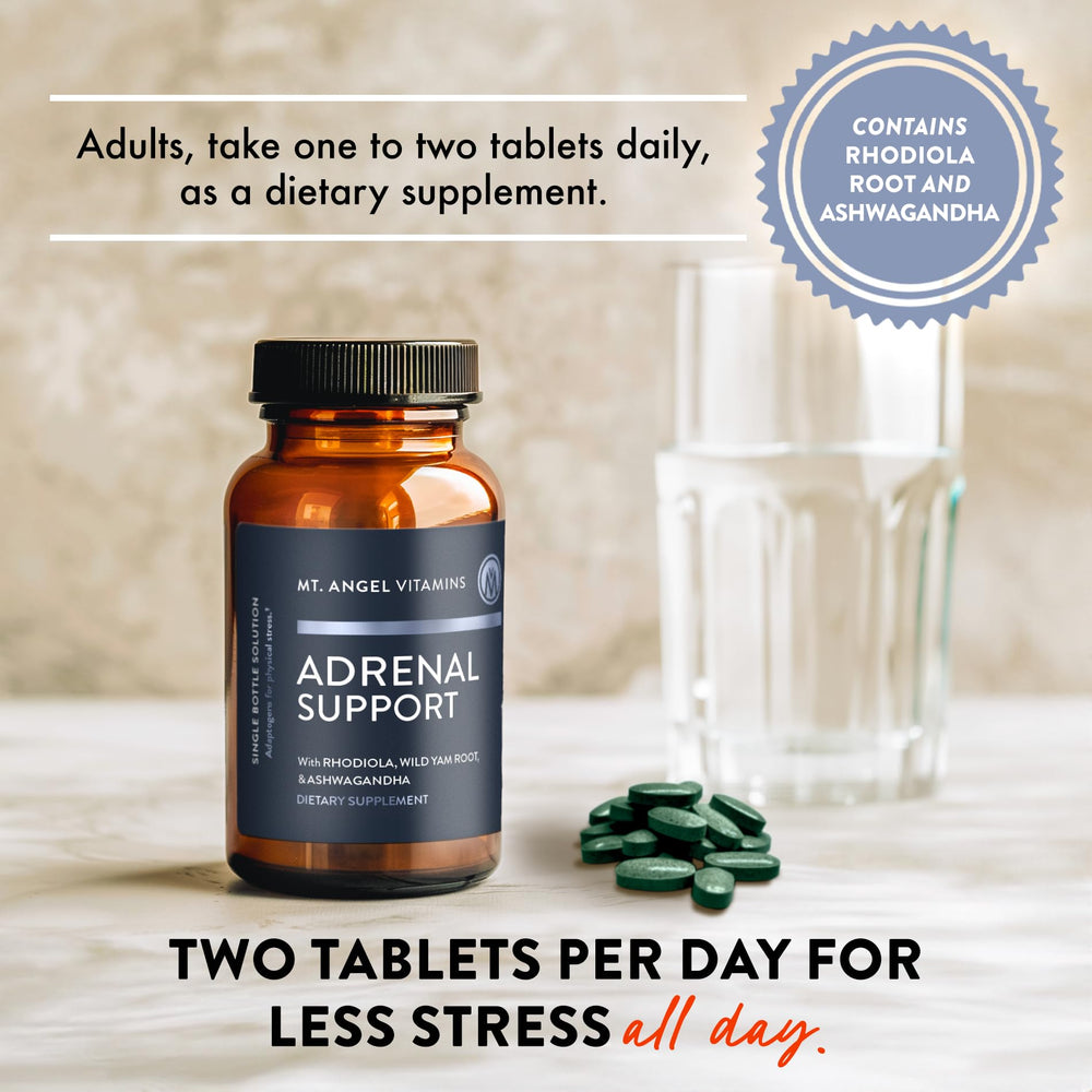 Calm mood and focus illustration for Adrenal Support