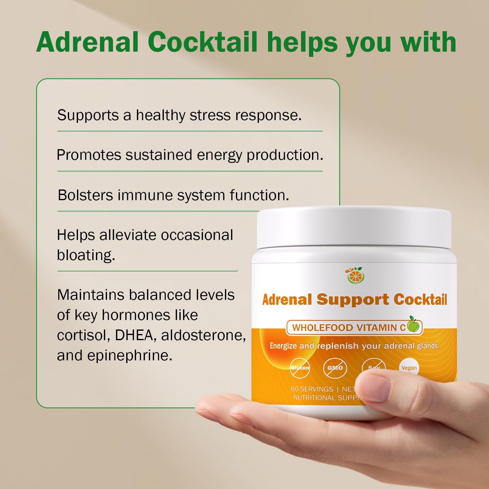 Close-up of powder scoop for measurement