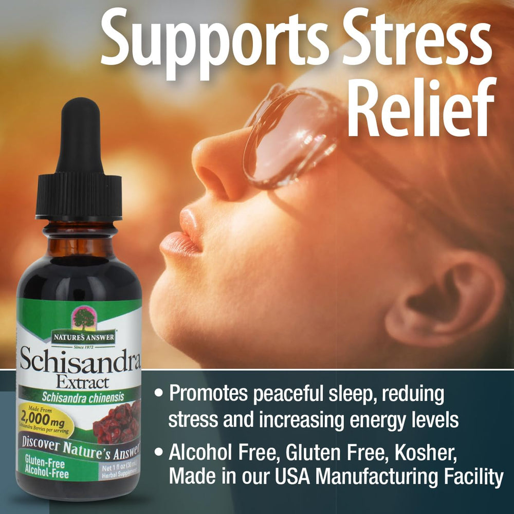 Made in USA certification on schisandra extract bottle