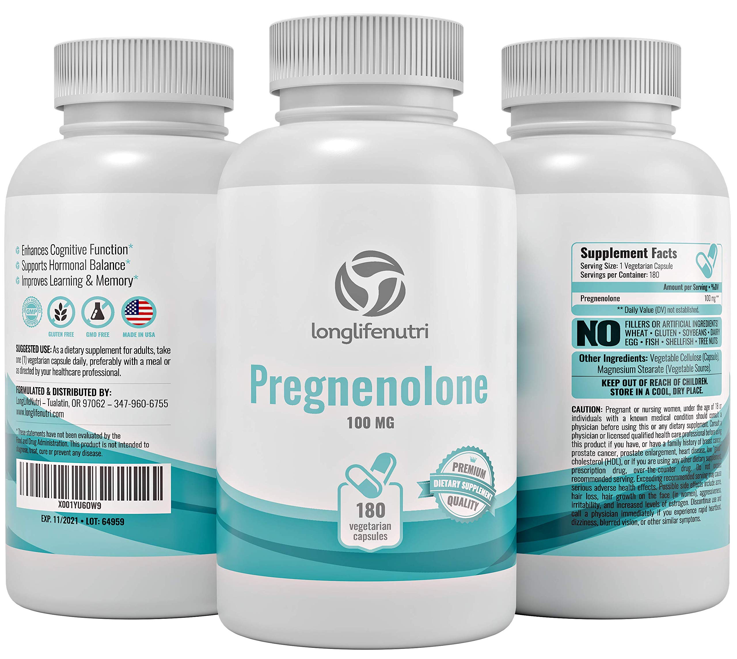 Adrenal health support and brain health with pregnenolone