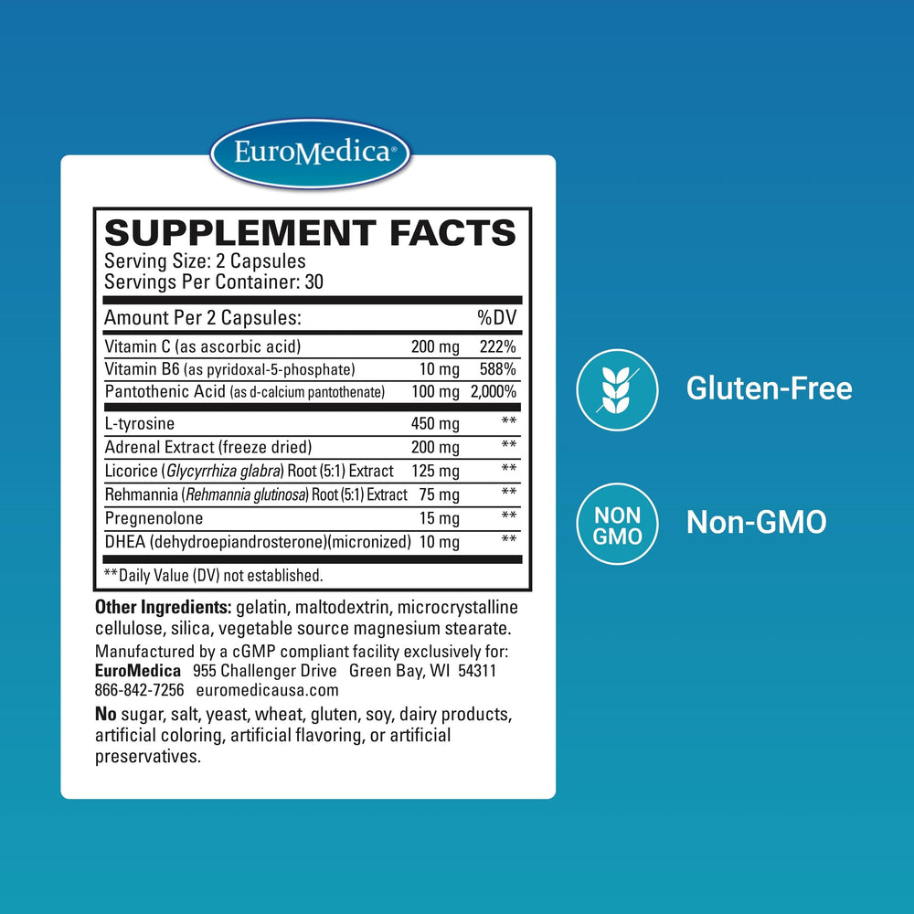 Adrenaplex bottle on white background