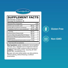 Adrenaplex bottle on white background