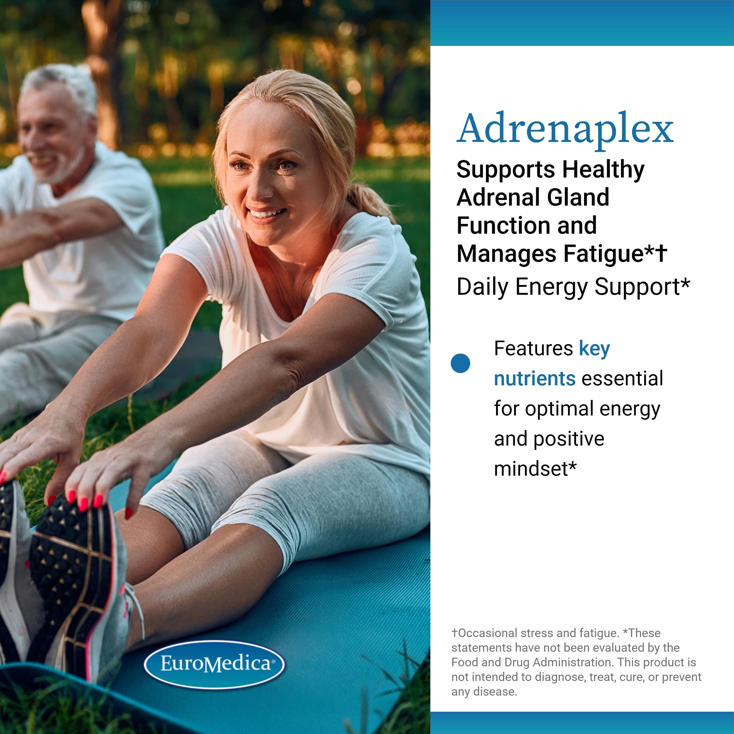 Close-up of Adrenaplex label