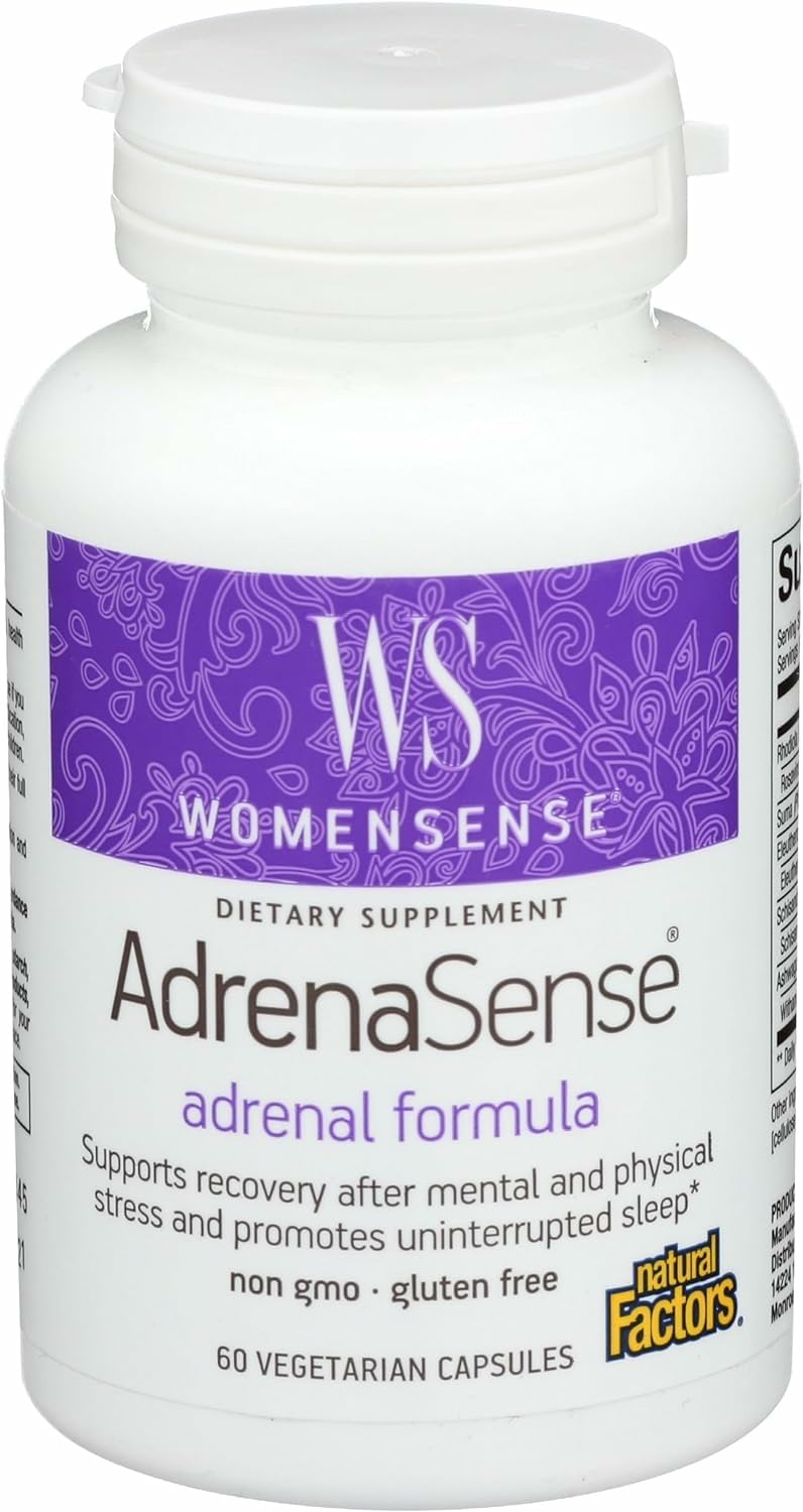 Bottle of WomenSense AdrenaSense by Natural Factors