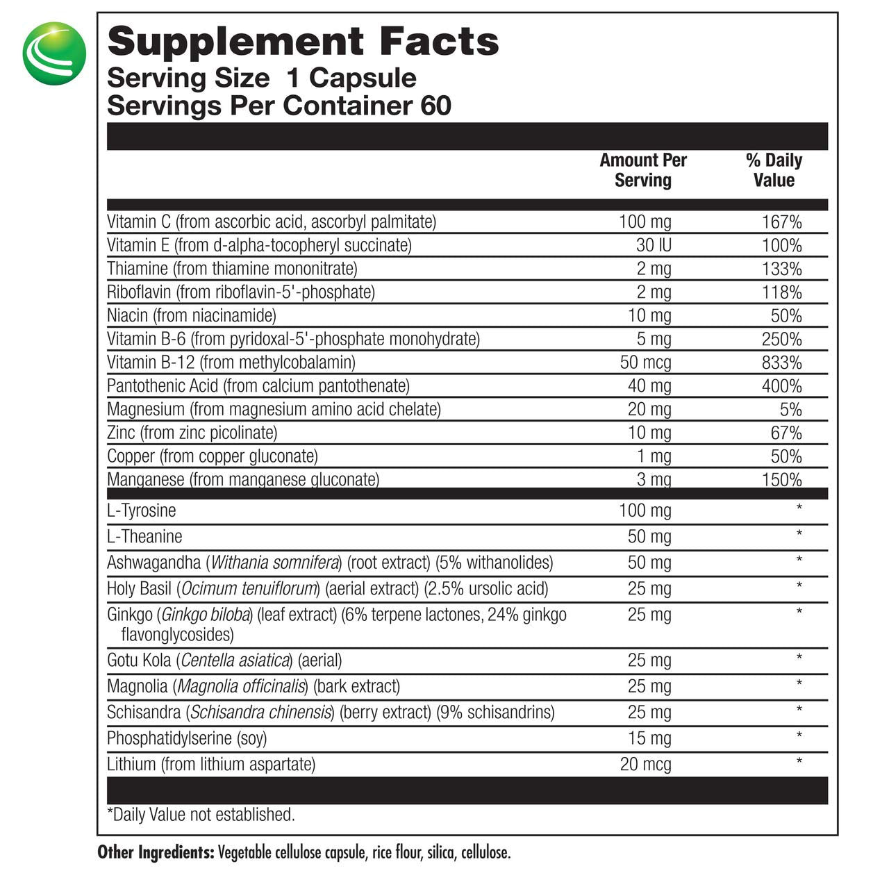 Superoxide dismutase (SOD) support in AdrenoActive