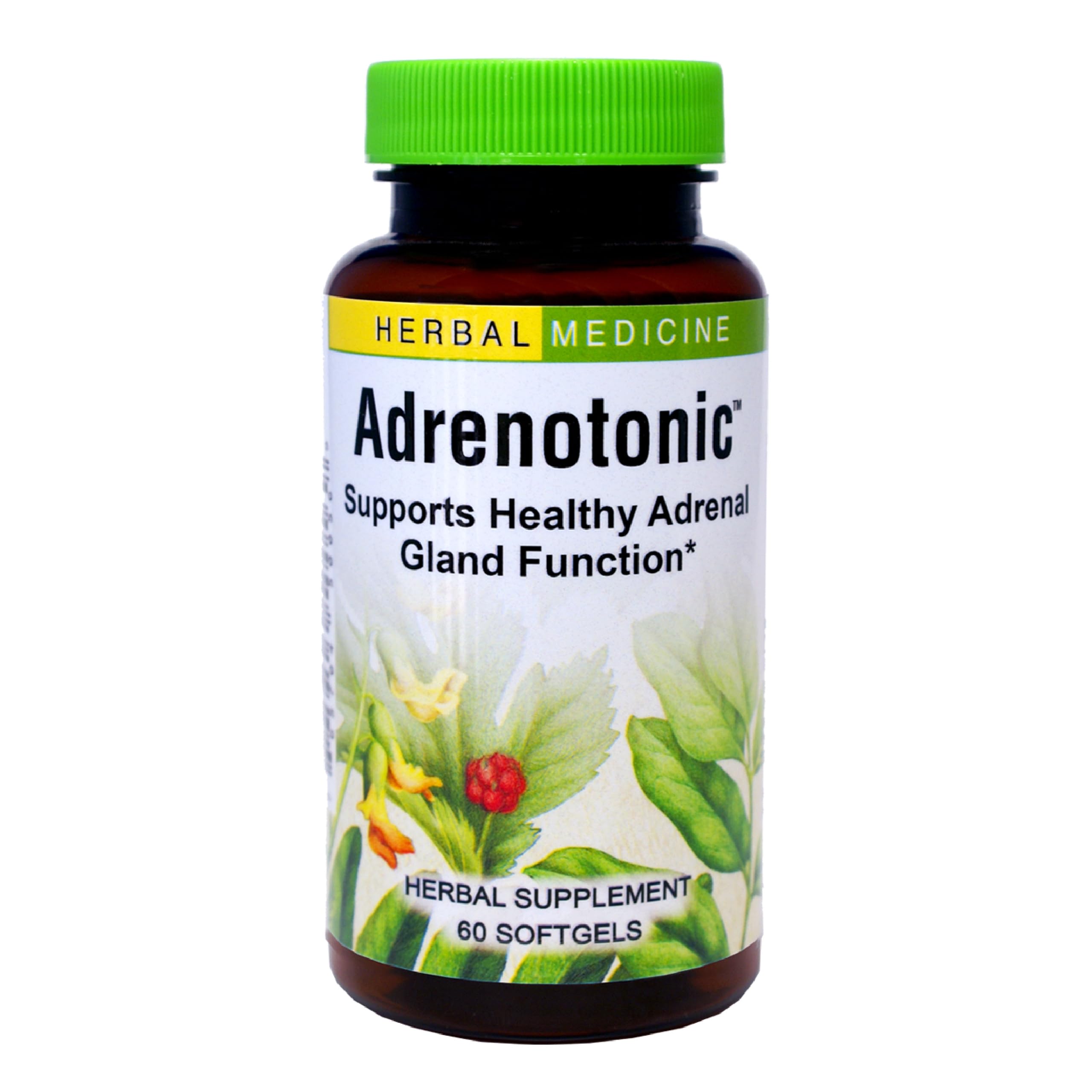 Bottle of Adrenotonic softgels (60-count)