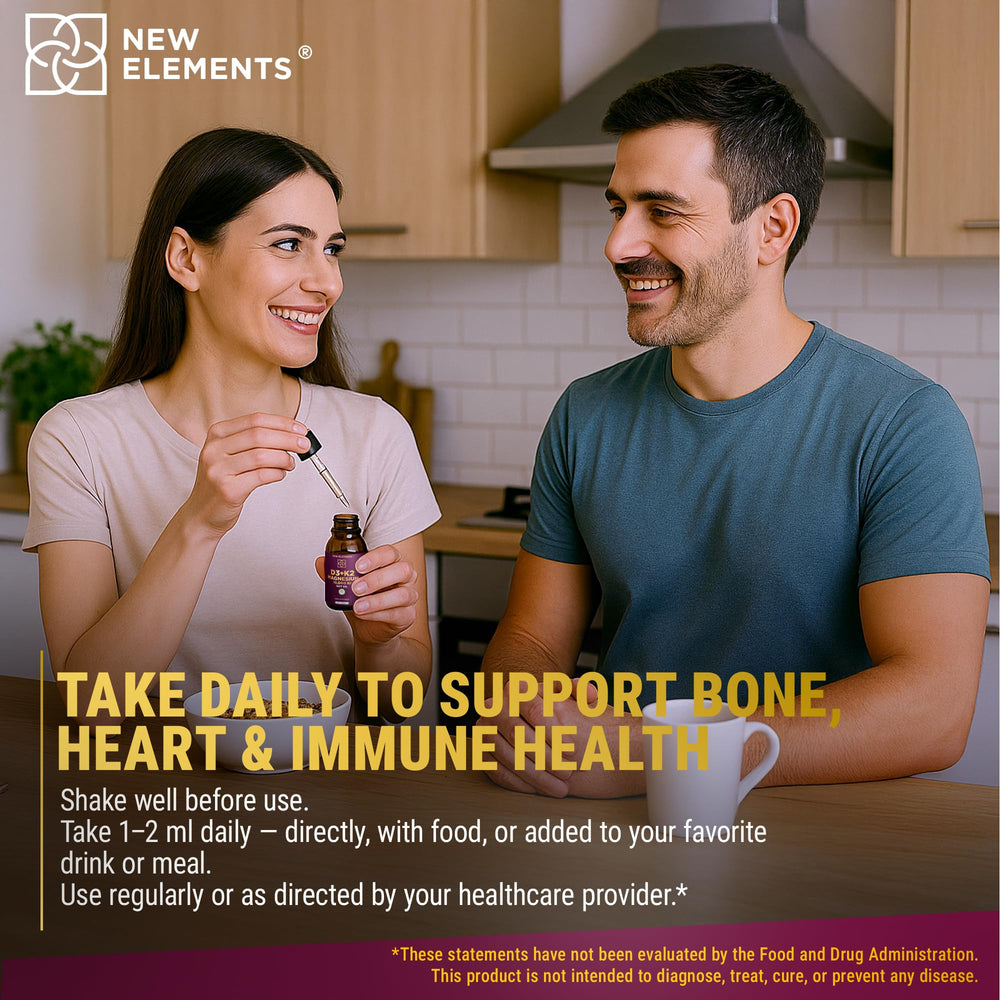 Illustration of adults (men and women) taking the supplement