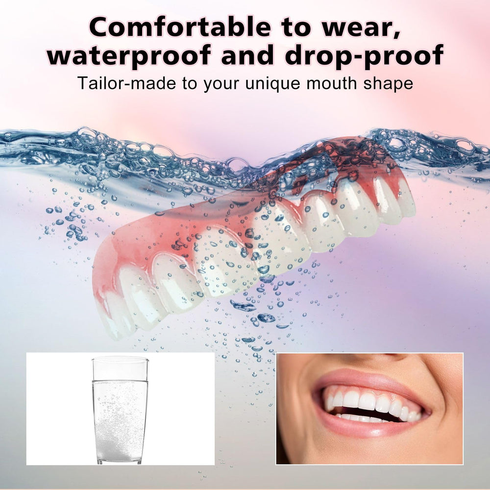 Denture set packaging for adults and seniors