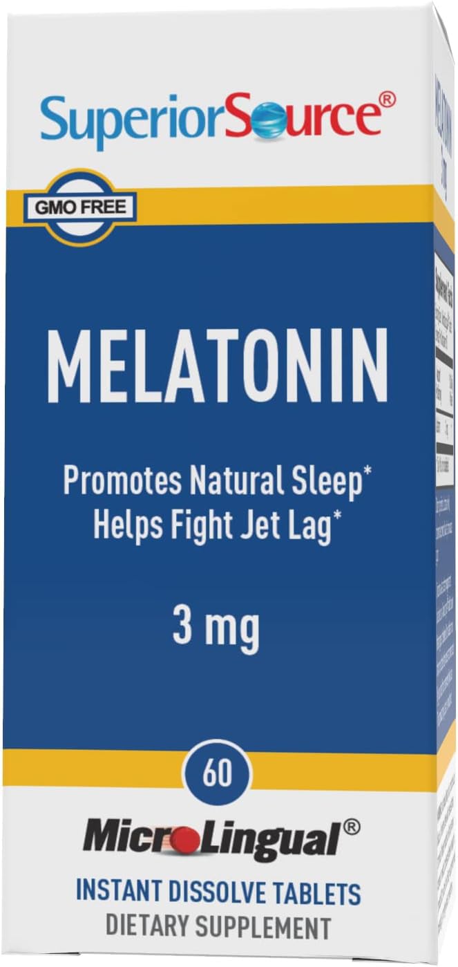 Adult sleep support supplement bottle display