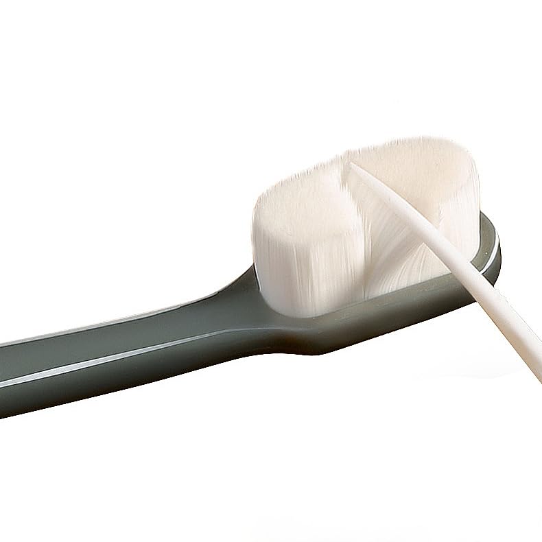 Multi-pack set of soft toothbrushes in random colors