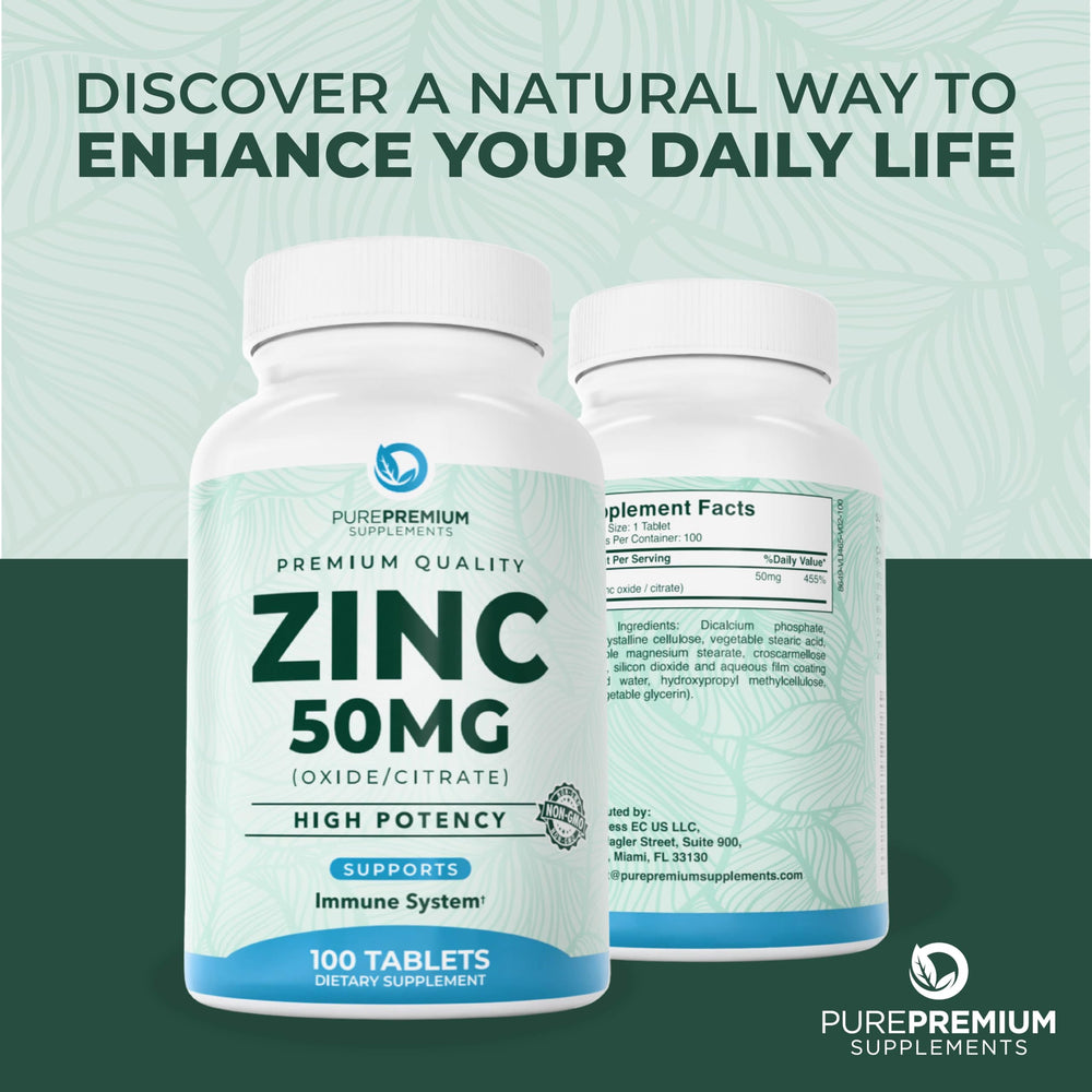 Adults health energy support zinc bottle