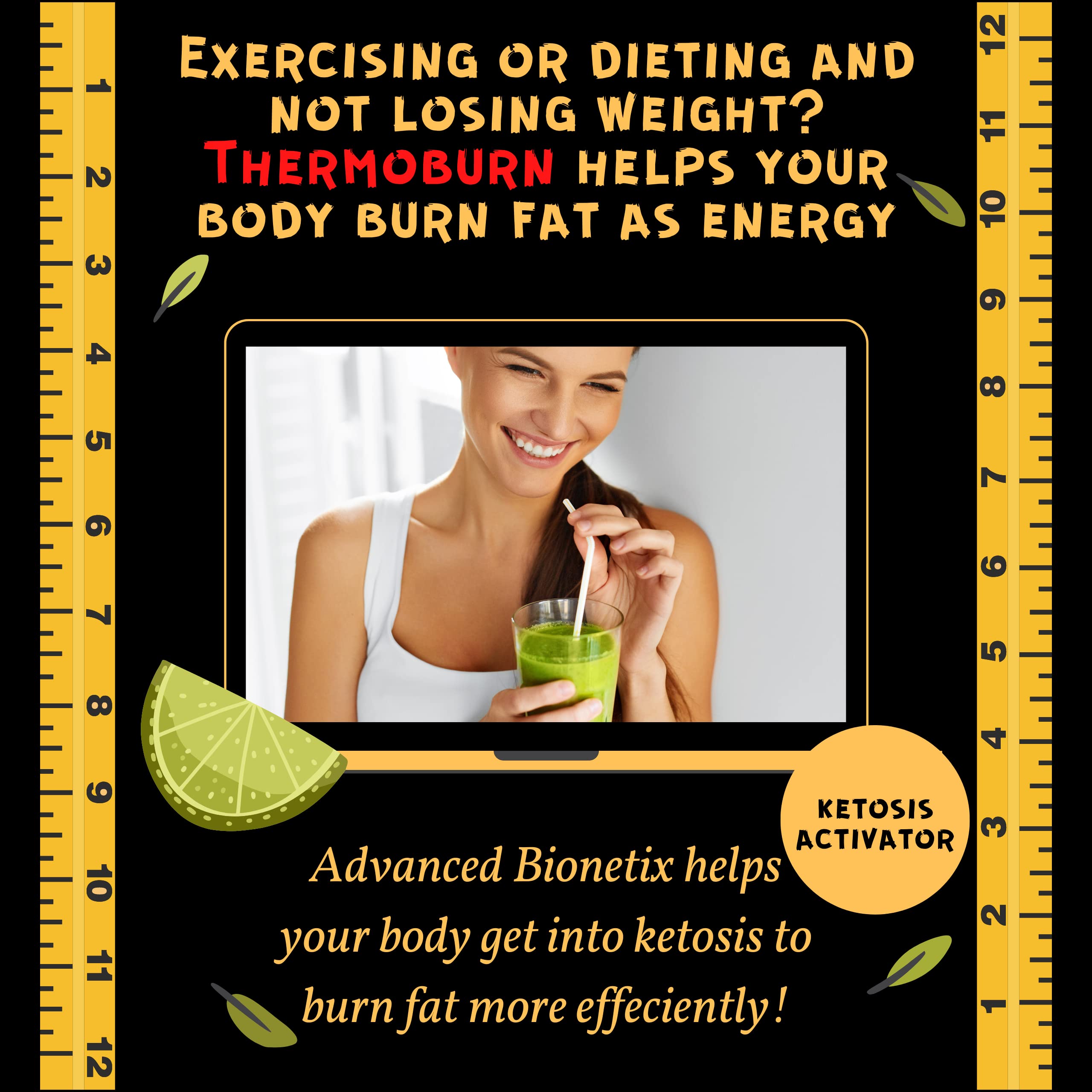 Advanced Bionetix Apple Cider Vinegar capsules close-up emphasizing natural detox