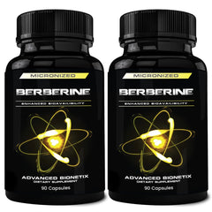 Advanced Bionetix Berberine 1500mg micronized HCl 2-pack 180 capsules hero image