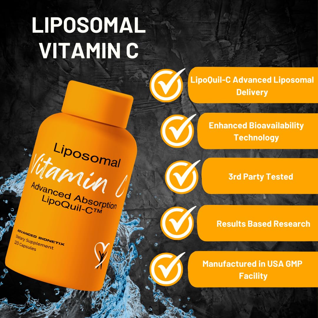 Graphic illustrating LipoQuil-C liposomal absorption technology