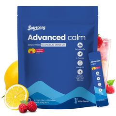Front packaging of Advanced Calm Powdered Cortisol Drink Mix
