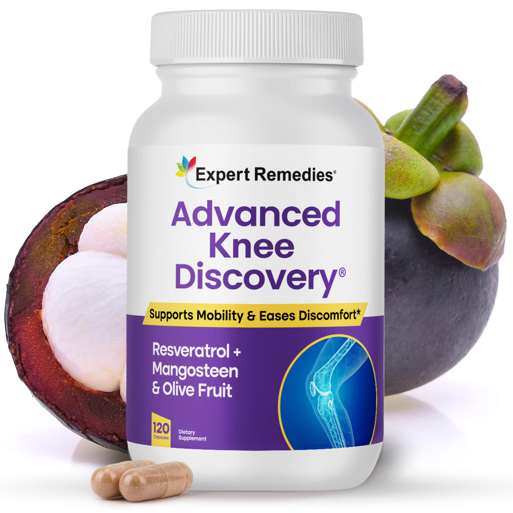 Advanced Knee Discovery bottle and label