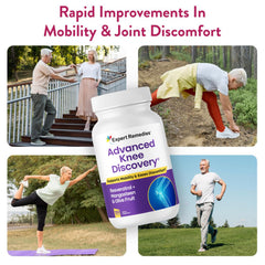 Olive fruit extract capsule highlighting knee health ingredients