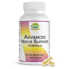 Hero image of Advanced Nerve Support Formula bottle with 120 capsules