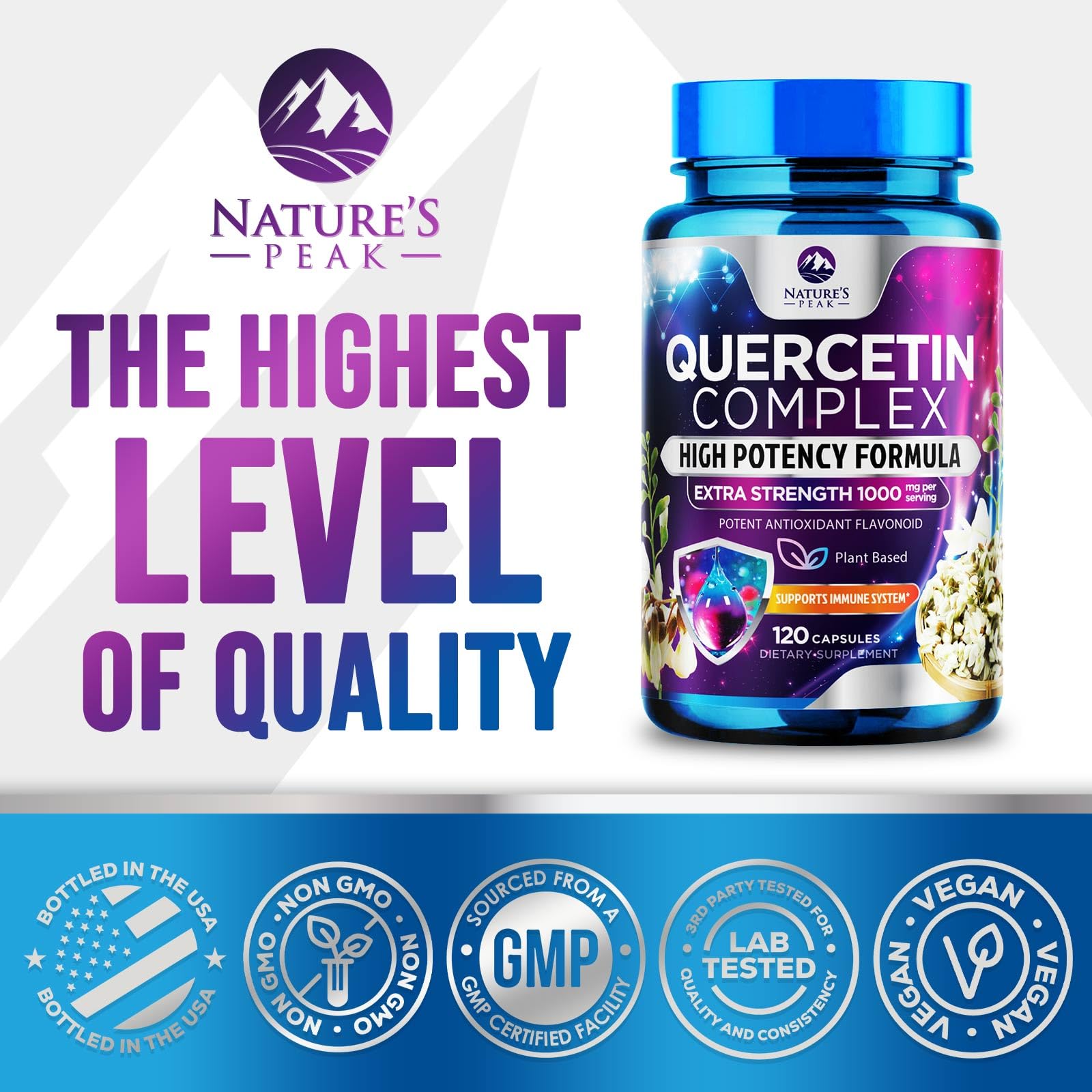 Advanced quercetin dihydrate formula 1000mg