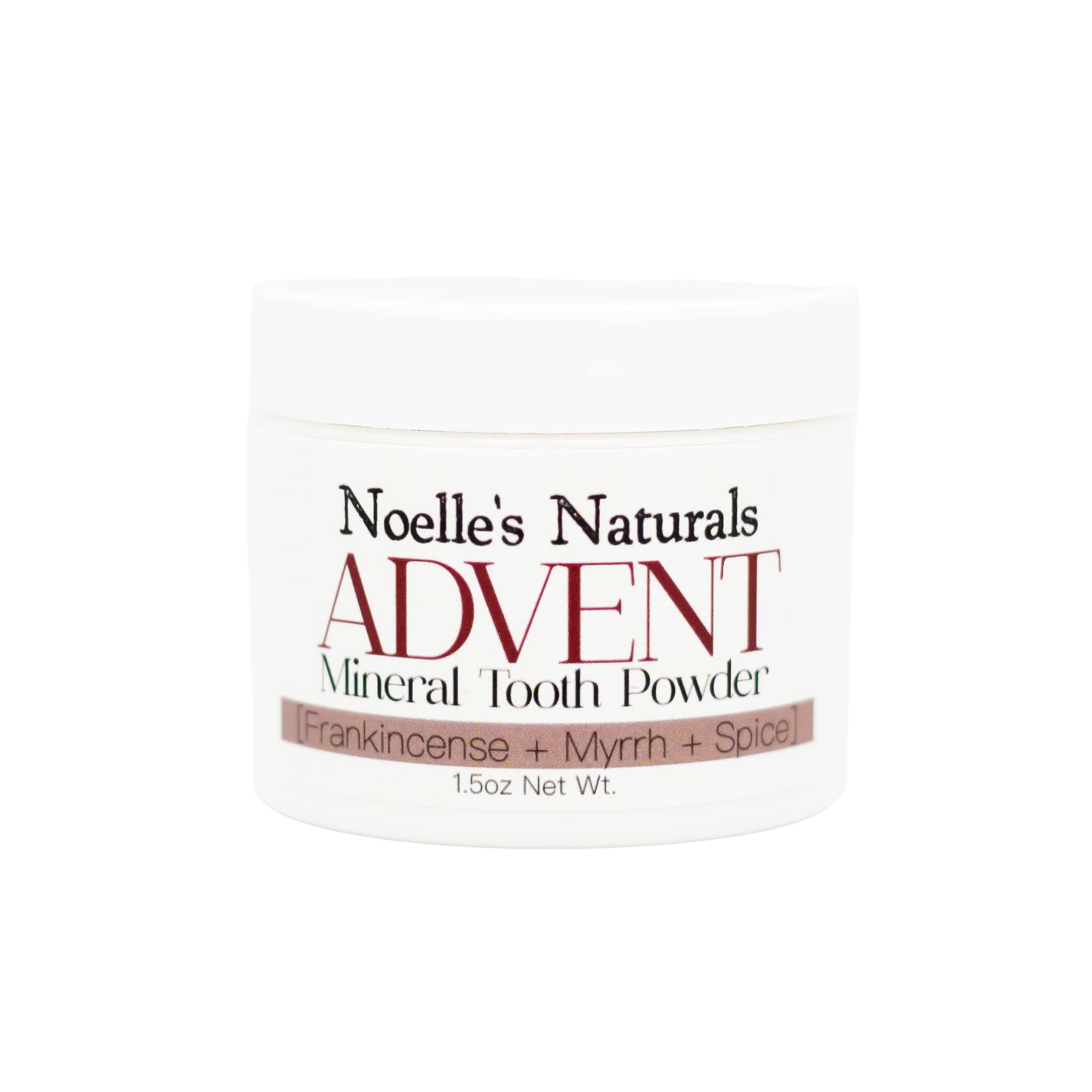 Advent Mineral Tooth Powder in a 2oz jar