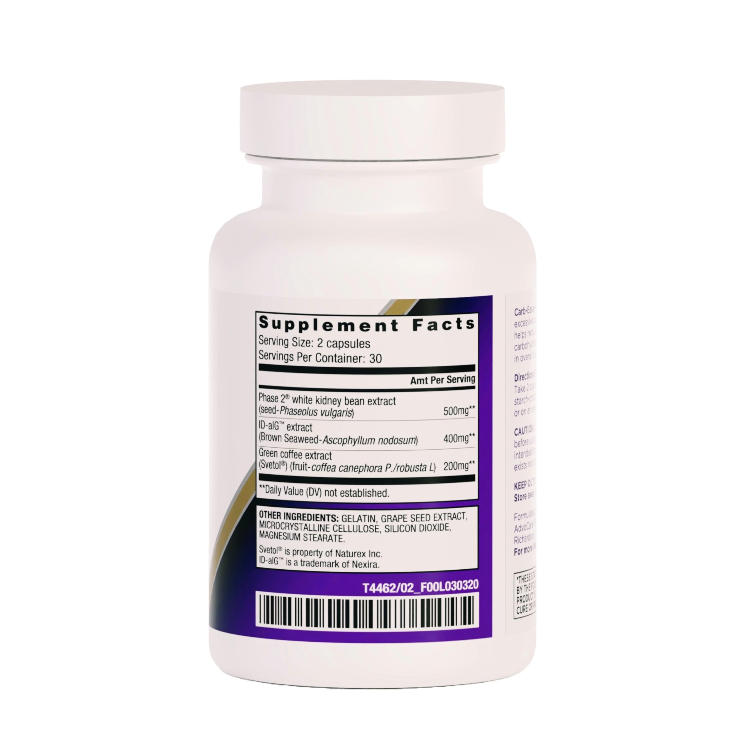 AdvoCare Carb-Ease Plus grape seed extract visual emphasizing metabolism and antioxidant support