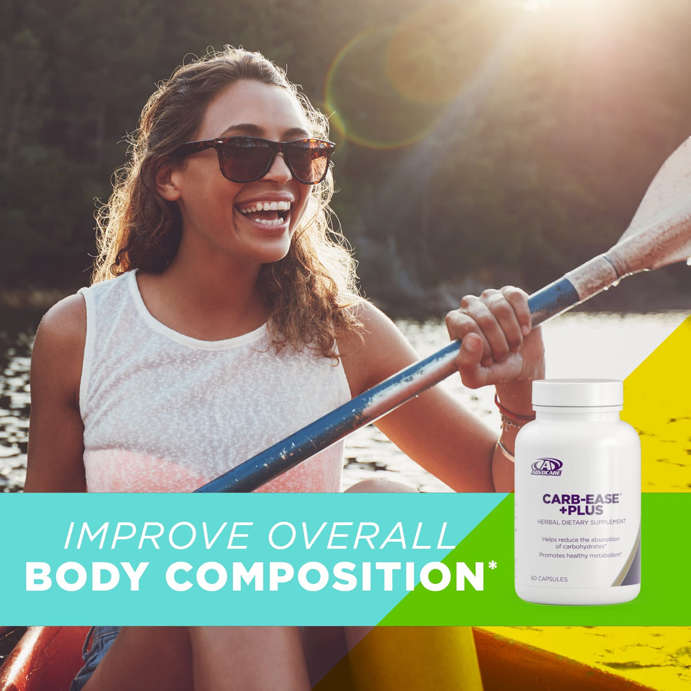 AdvoCare Carb-Ease Plus lifestyle visual suggesting metabolic balance during daily activities
