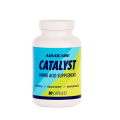 AdvoCare Catalyst amino acid supplement bottle with label