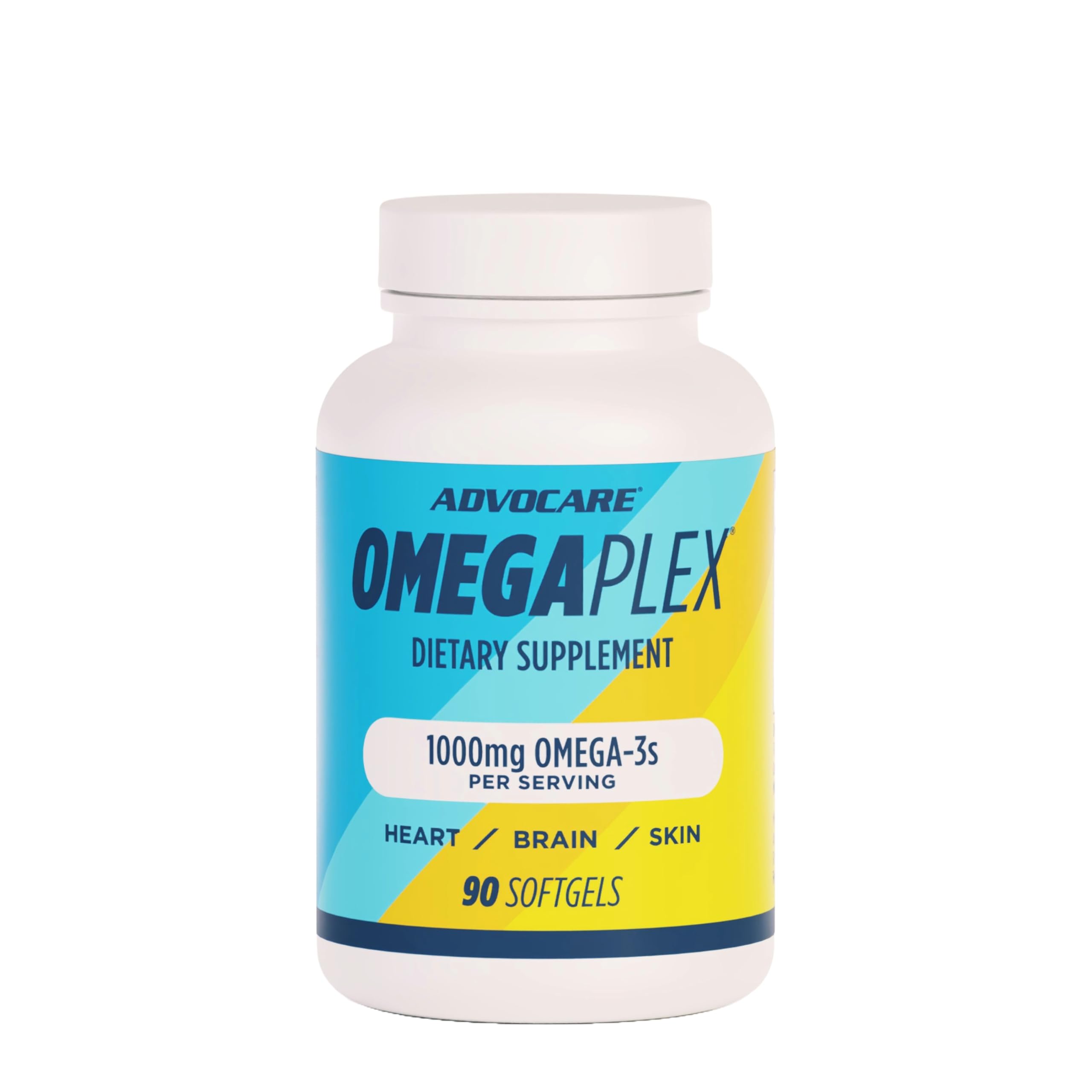 AdvoCare Omegaplex bottle with 90 softgels front view