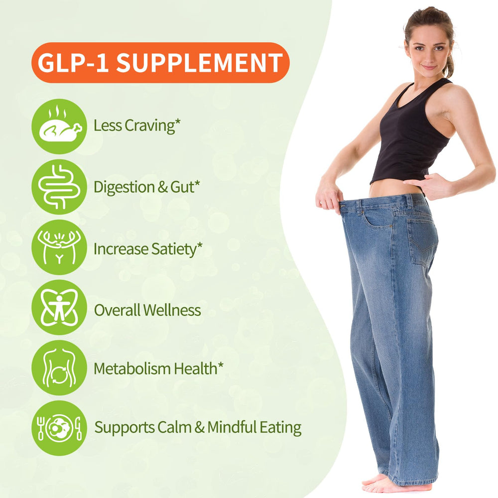 Close-up of GLP-1 capsules for digestion and metabolism