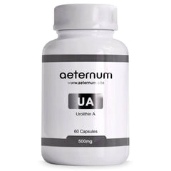 Aeternum Urolithin A 500mg UA 60 Capsules bottle