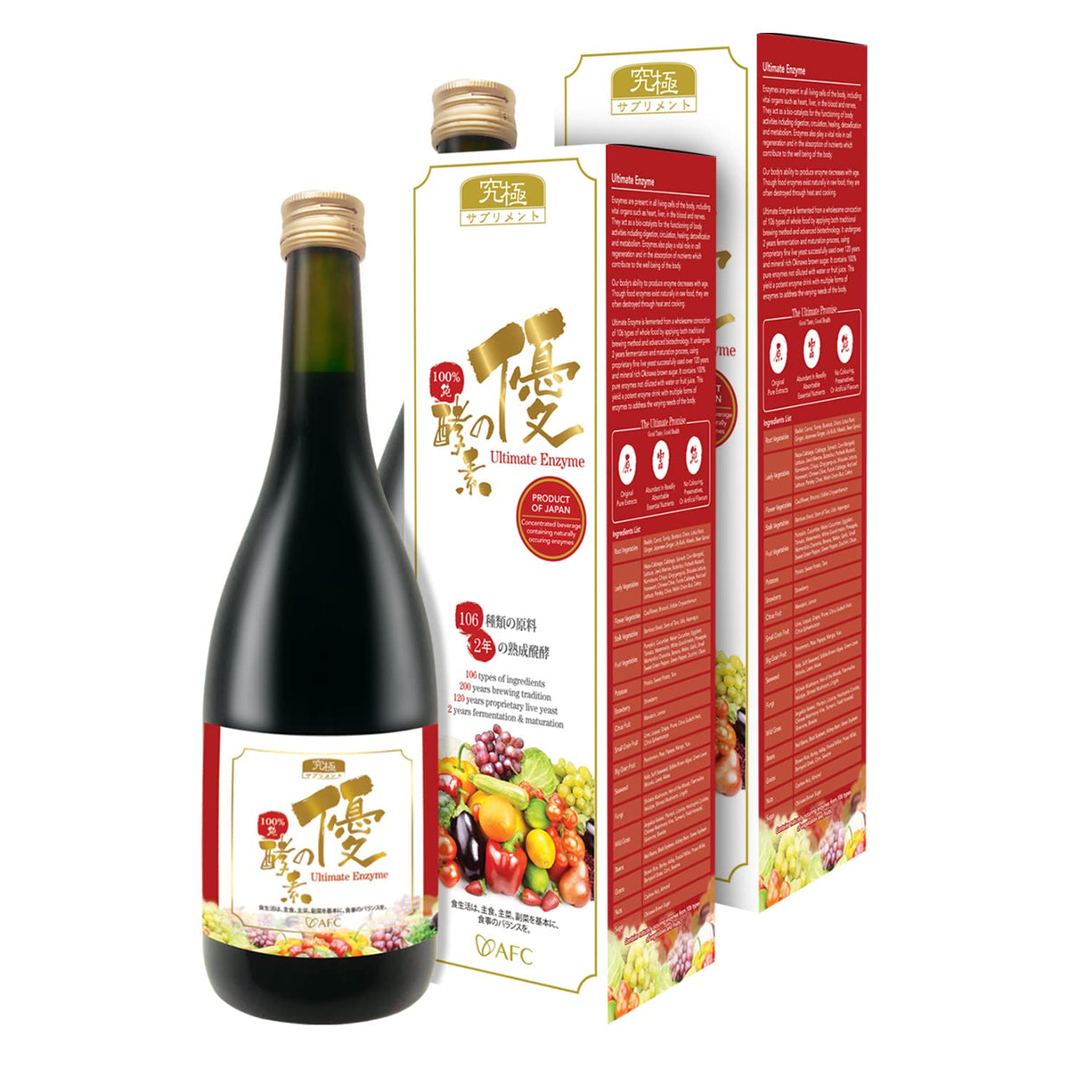 AFC Japan Digestive Enzyme Drink 720ml front bottle