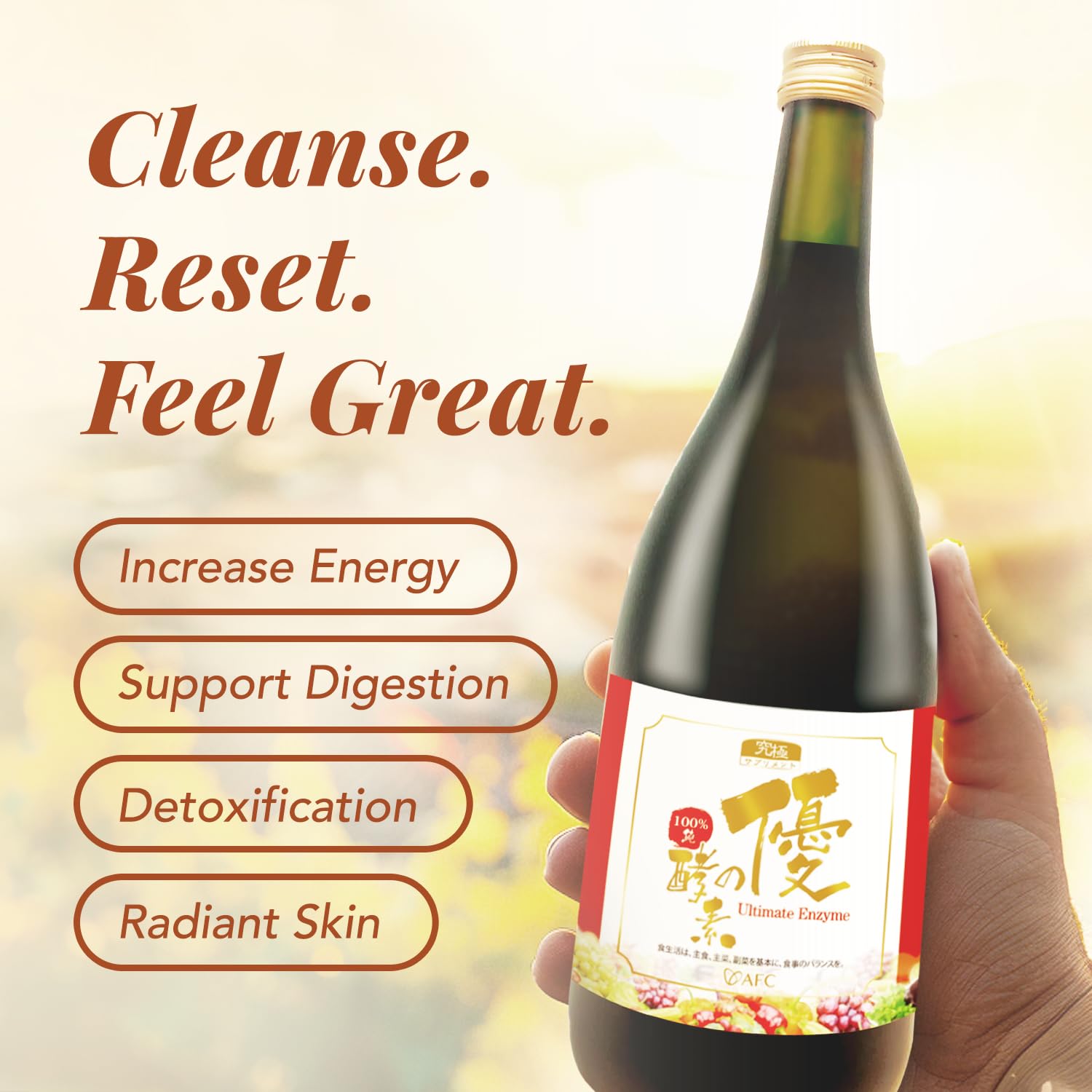 Fermentation process of AFC Japan Digestive Enzyme Drink