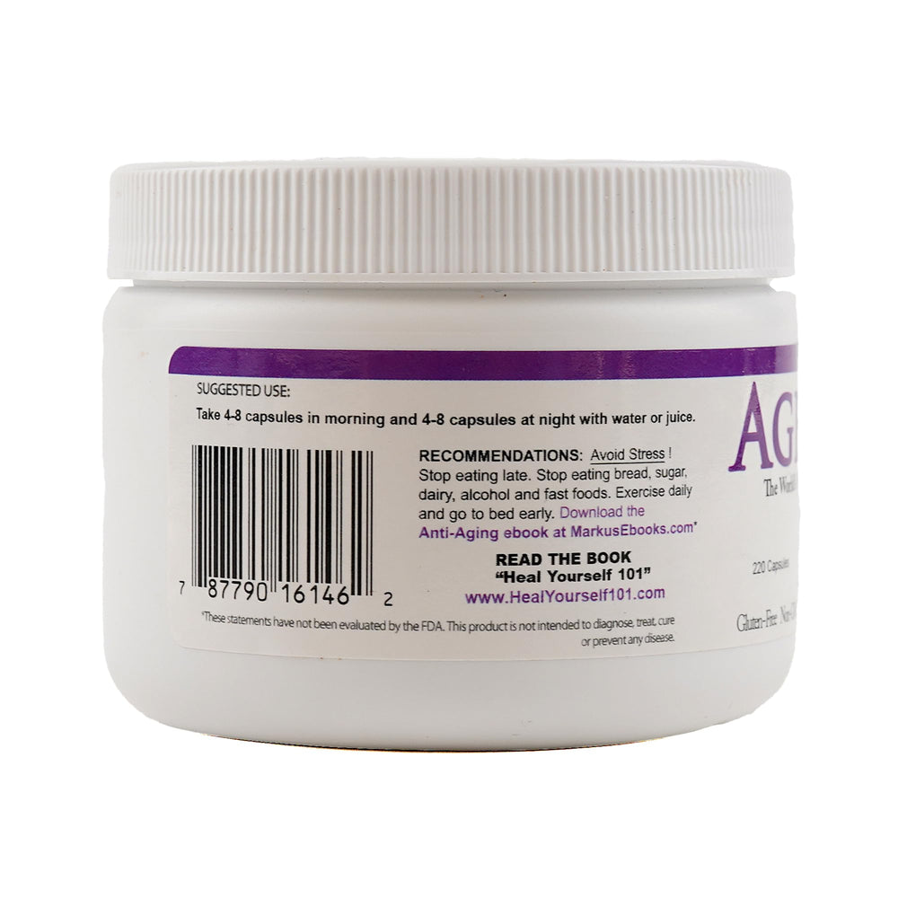Age Free Formula raw powder option in container