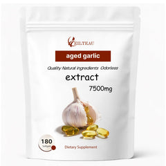 Bottle of Aged Garlic Extract 7500mg Odorless softgels