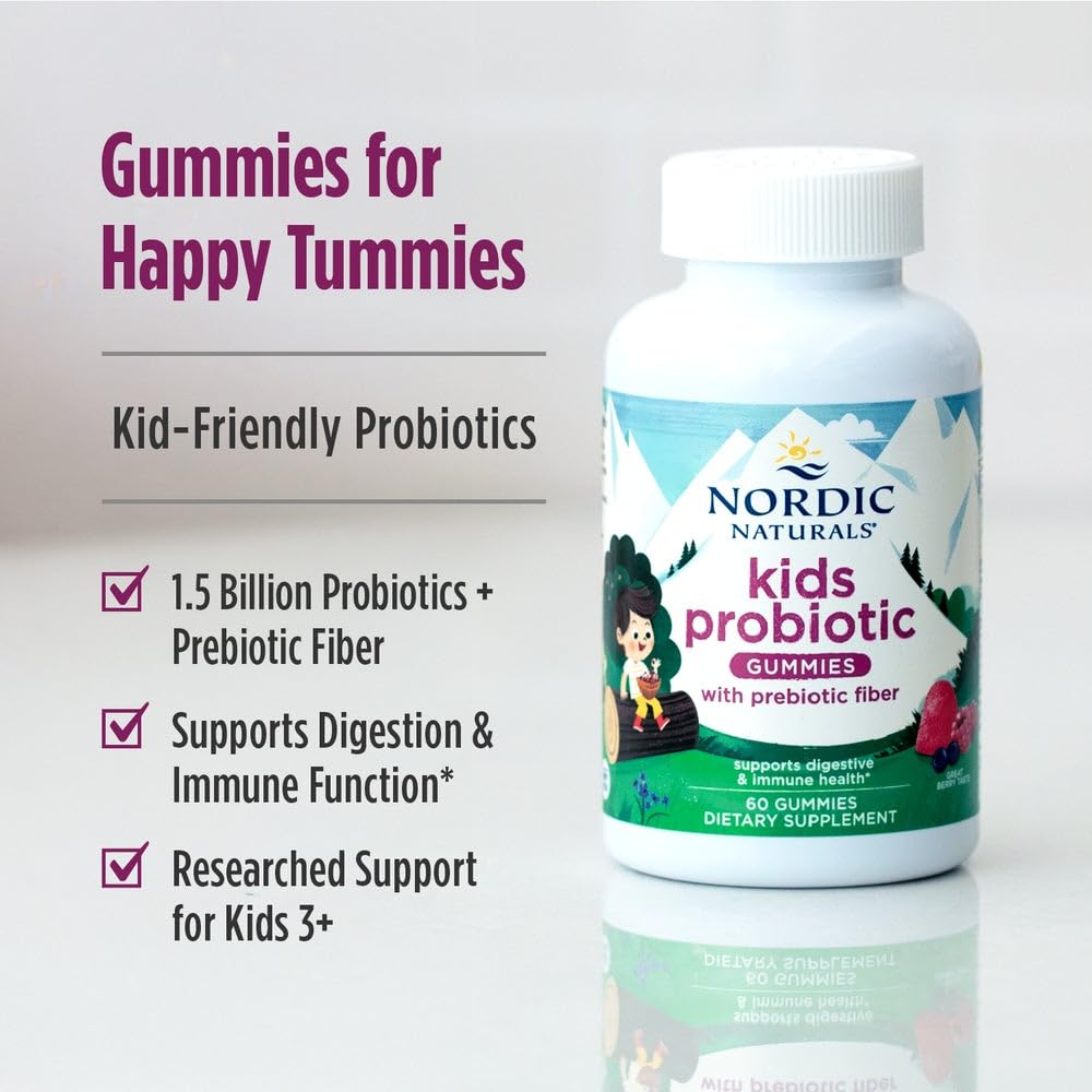 Gummy bottle label showing suitable for ages 2 and up