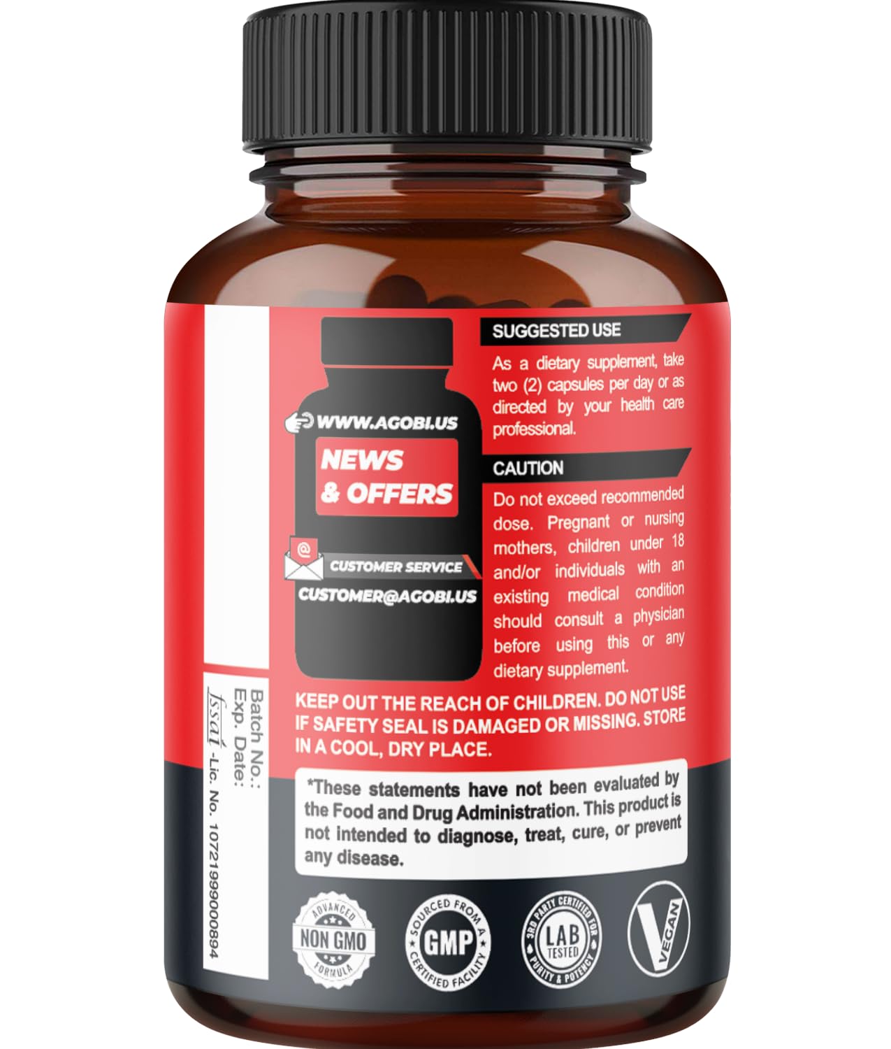 Packshot featuring organic ingredients and clean design