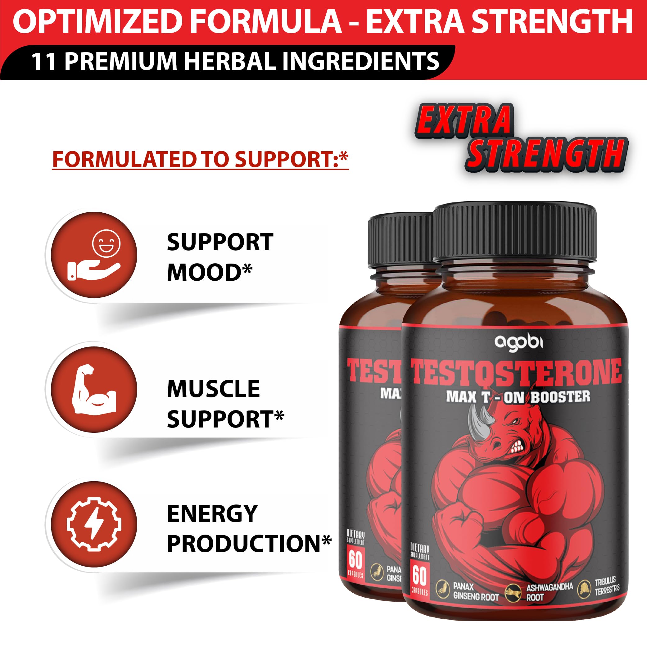 agobi tribulus terrestris root closeup, stamina-supporting herbs for active days