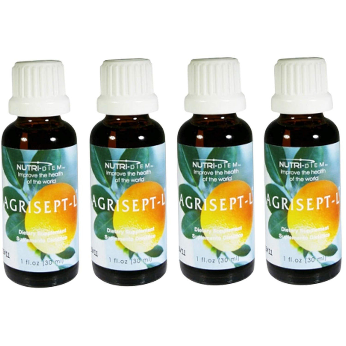 Agrisept L Antioxidant 30ml bottle front view - 4-pack