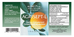 Agrisept-L label and packaging details