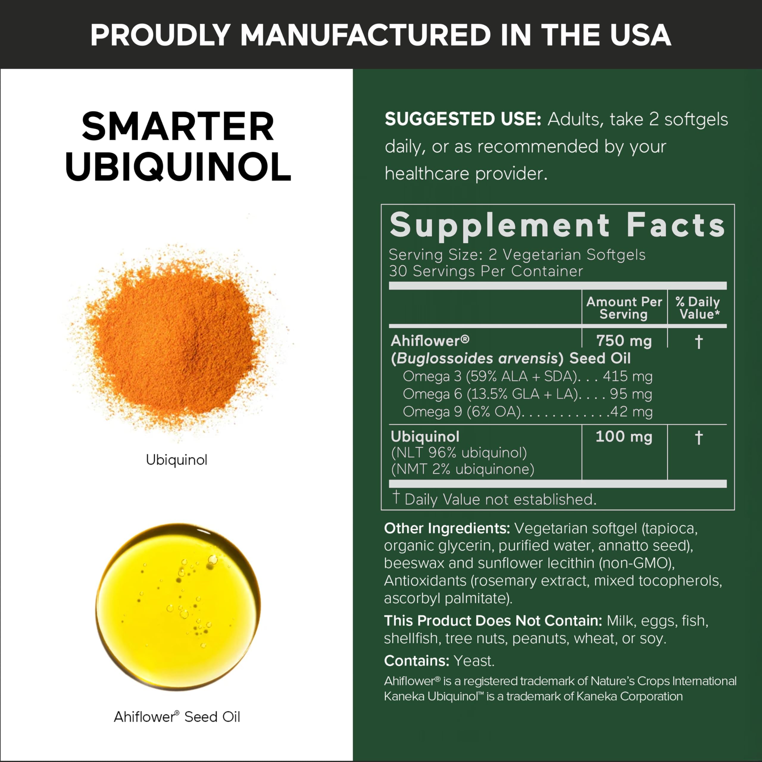 Ahiflower oil aiding absorption