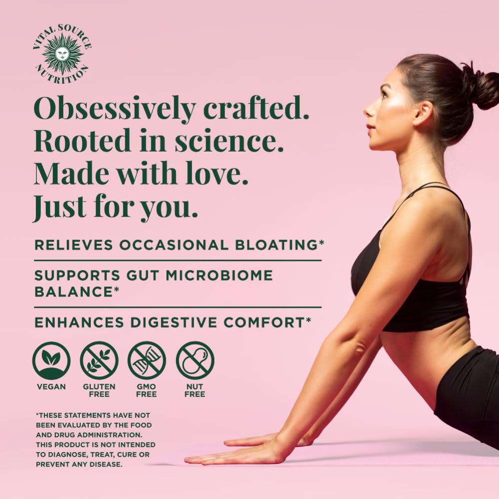 AiRi Debloat ingredients label highlighting enzymes and herbs