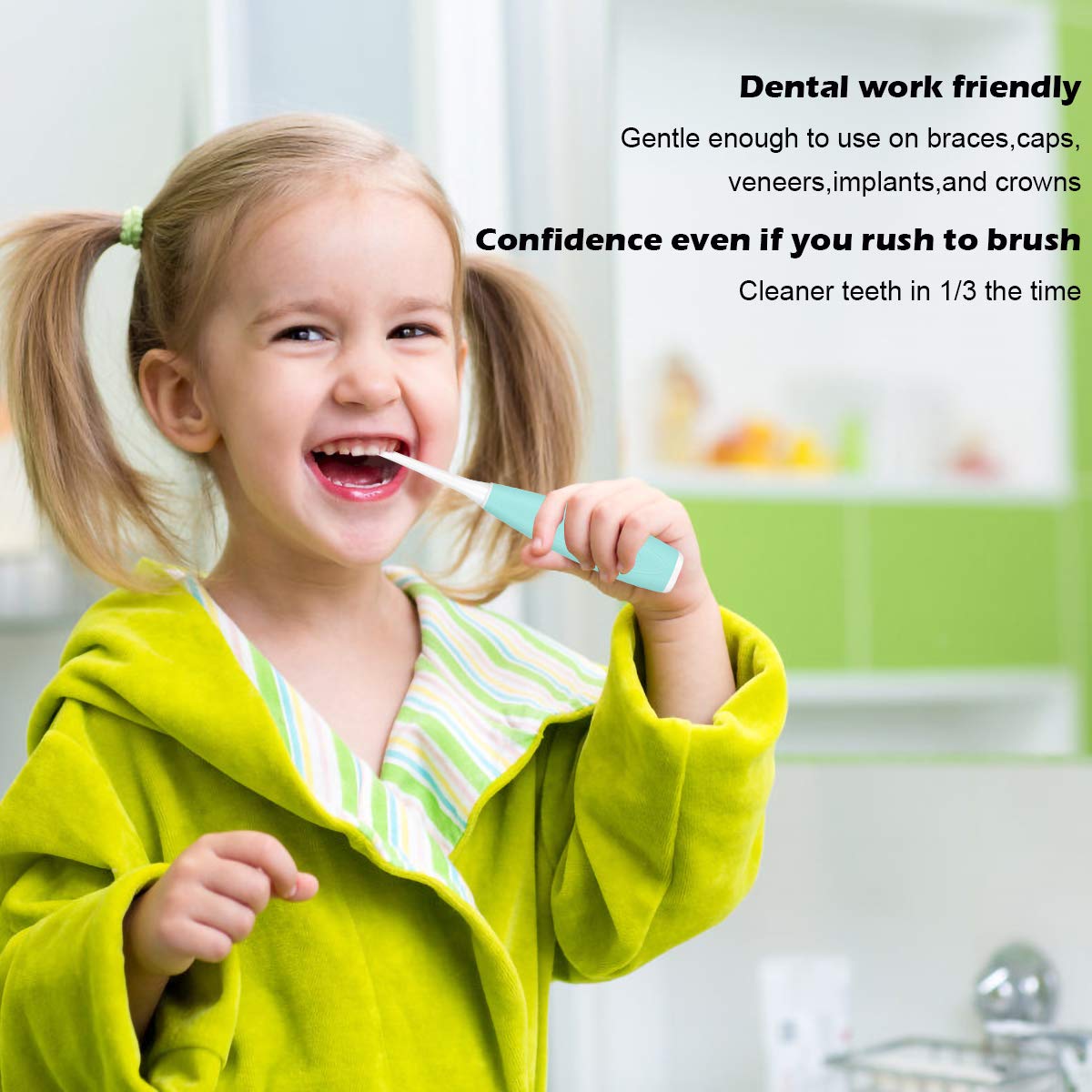 AICase Kids Sonic Toothbrush Blue packaging box