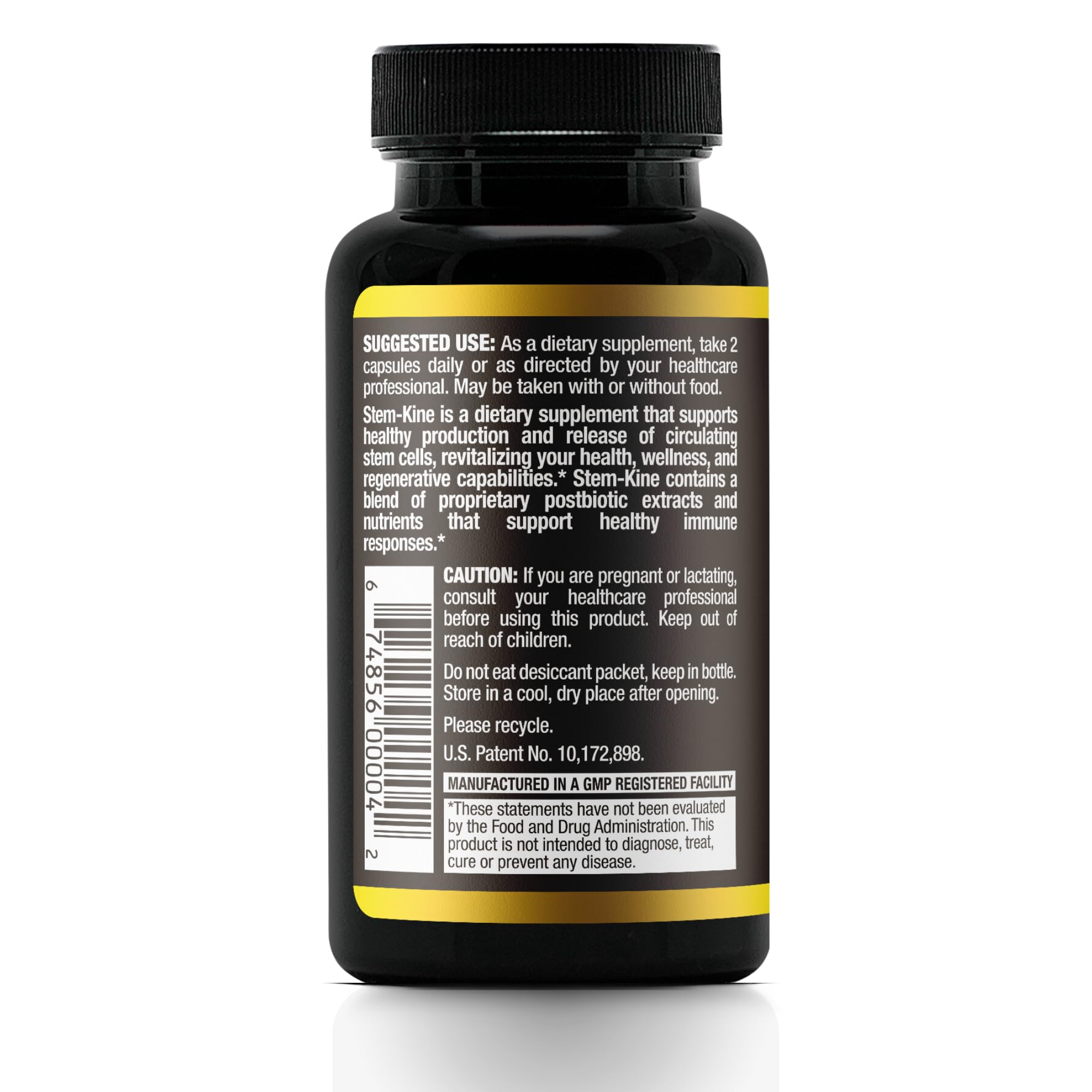 Front label of Aidan Stem-Kine Stem Cell Supplements