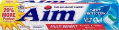 Aim Cavity Protection toothpaste - mini size 5.5 oz, pack of 2