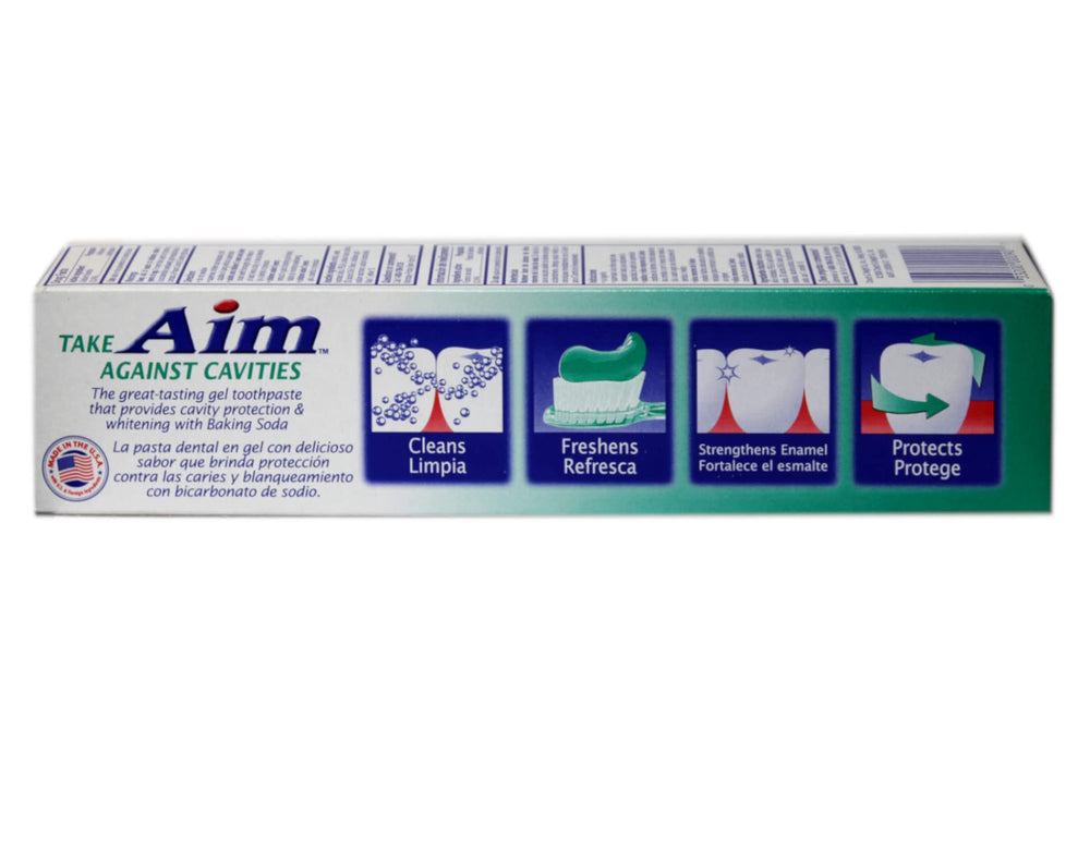 Aim Fresh Mint gel toothpaste with mint flavor