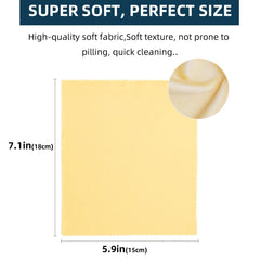 Microfiber cloth cleaning a smartphone screen