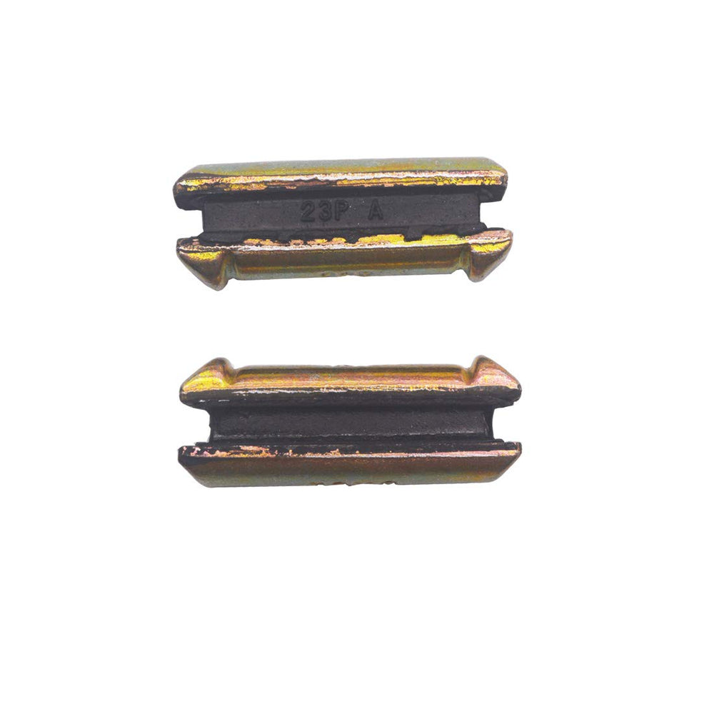 Case/Bobcat compatible yellow bucket tooth pins in yellow