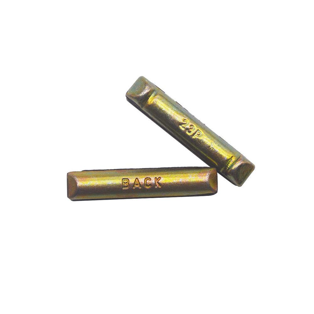 Five-piece AIPICO bucket tooth replacement pin set in yellow