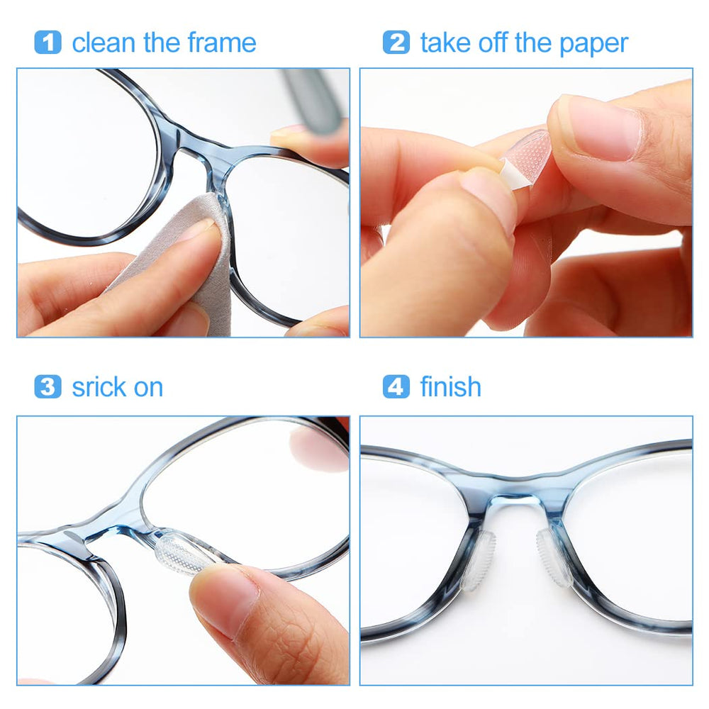 Air Bag Nose Pads Black Polka Dots – side view