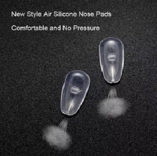 Lightweight anti-slip silicone nose pads